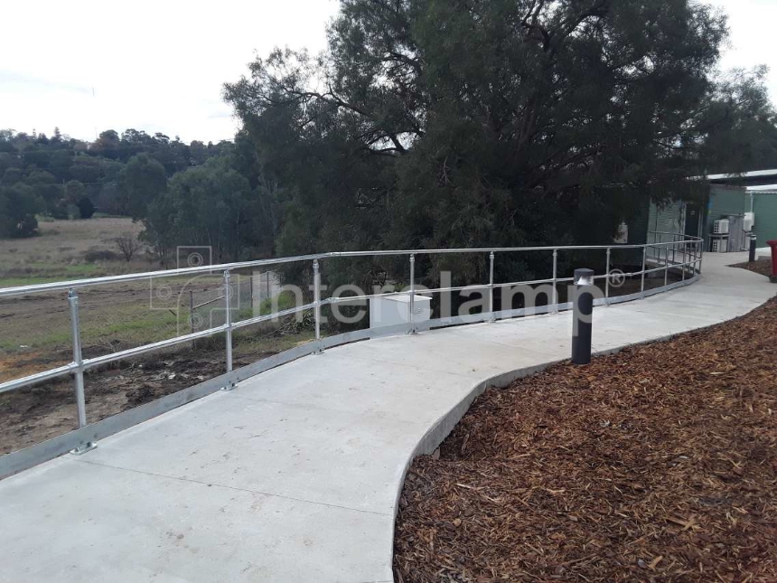 Modular DDA Handrailing for Ramps Stairs and Walkways